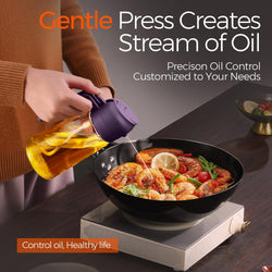 Image of Olive Oil Dispenser, 2 in 1 Oil Sprayer for Cooking