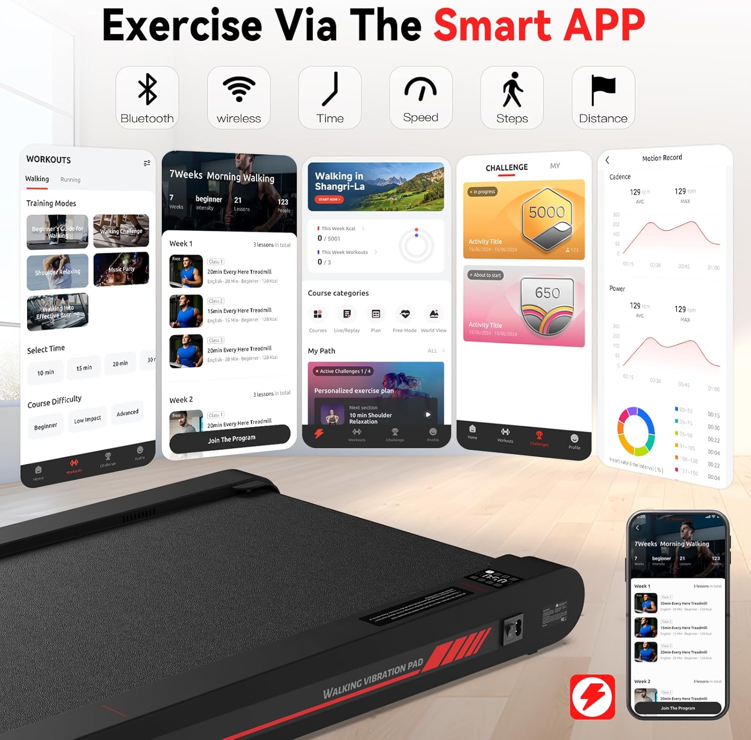 3-in-1 Walking Vibration Pad