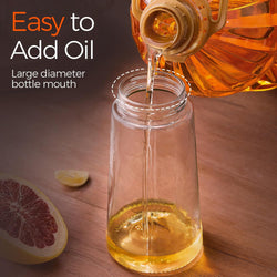 Image of Olive Oil Dispenser, 2 in 1 Oil Sprayer for Cooking