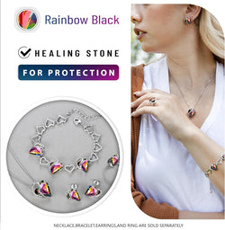 Image of Leafael Infinity Love Heart Necklace Birthstone Necklace for Women