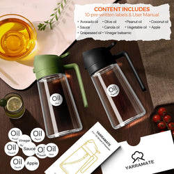 Image of Olive Oil Dispenser, 2 in 1 Oil Sprayer for Cooking