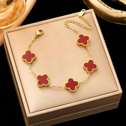 Image of Four Leaf Clover Bracelet for Women & Girls