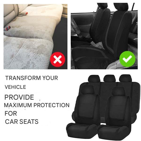 9-Piece Car Seat Cover Set – Universal Fit & Machine-Washable