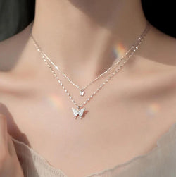 Image of 1pc Women's Double Layer Necklace