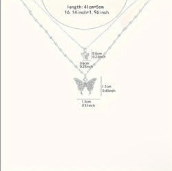 Image of 1pc Women's Double Layer Necklace
