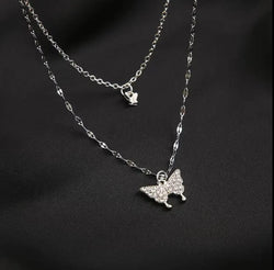 Image of 1pc Women's Double Layer Necklace