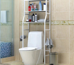 Image of Freestanding Bathroom Storage Rack – 3-Tier Space Saver