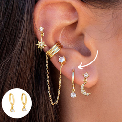Image of Amira Boho Chic Earring Set – Effortlessly Stylish & Free-Spirited Accessories