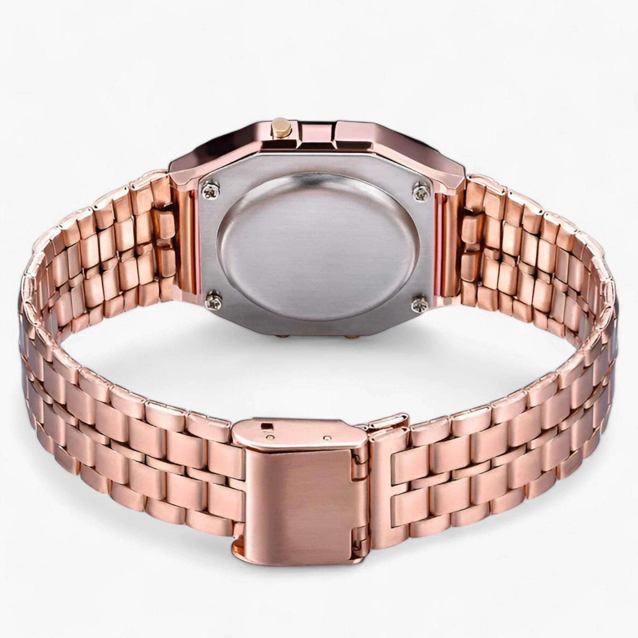 Digital Wristwatch with Square Dia