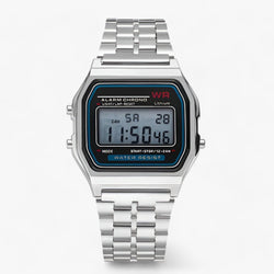 Image of Digital Wristwatch with Square Dia