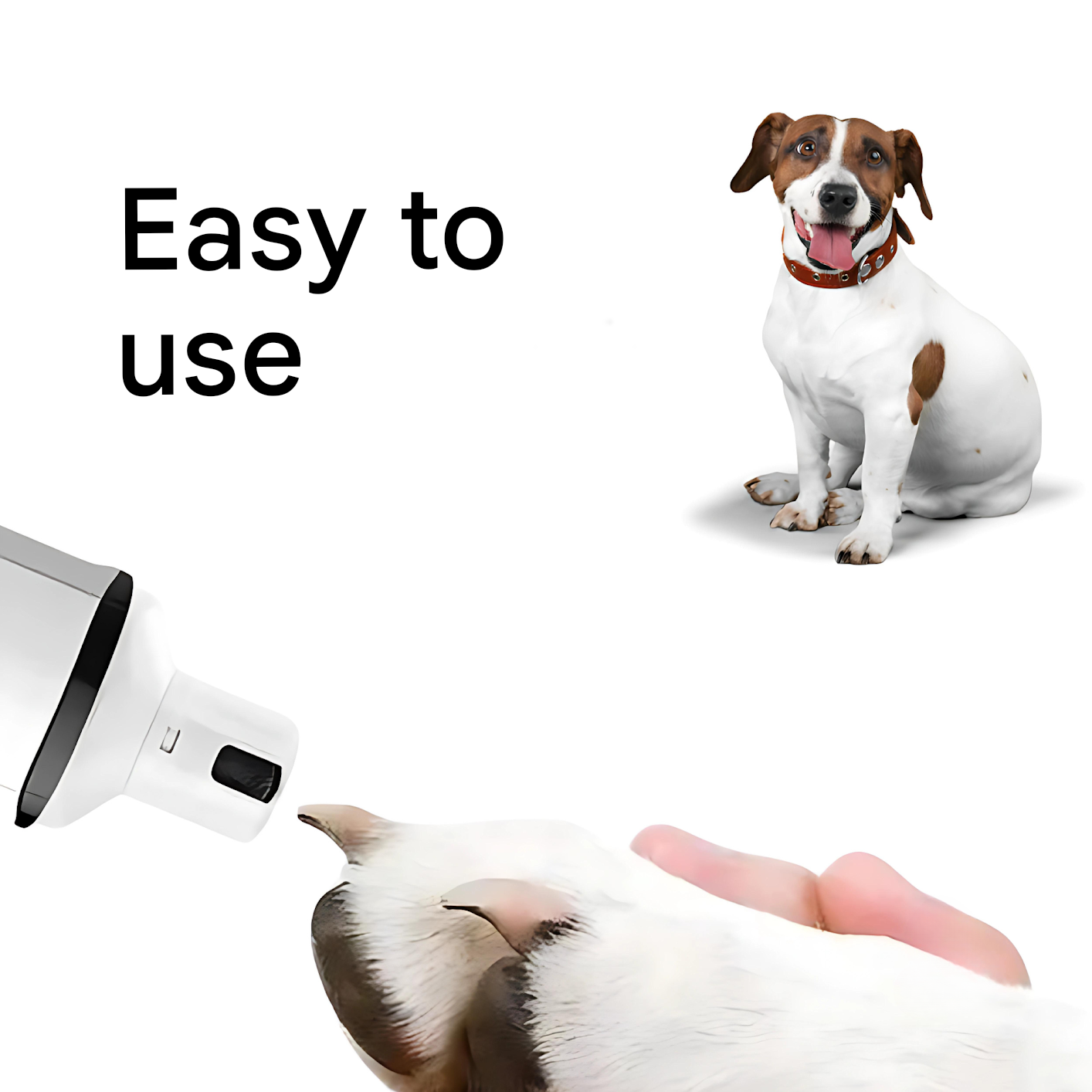 Electric Dog Nail Grinder – Quiet, Safe & Rechargeable Pet Nail File