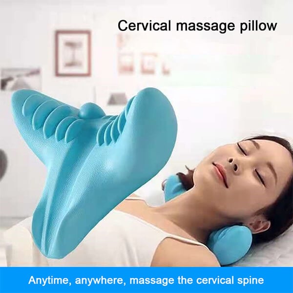 NeckEase Stretch – Ergonomic Neck Pillow for Natural Tension Relief & Posture Support