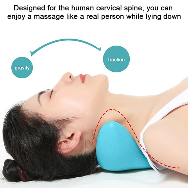 NeckEase Stretch – Ergonomic Neck Pillow for Natural Tension Relief & Posture Support