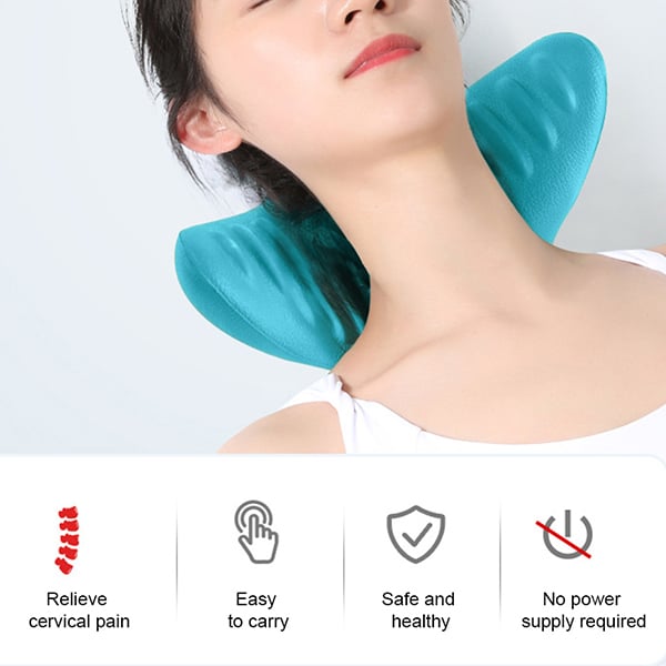 NeckEase Stretch – Ergonomic Neck Pillow for Natural Tension Relief & Posture Support