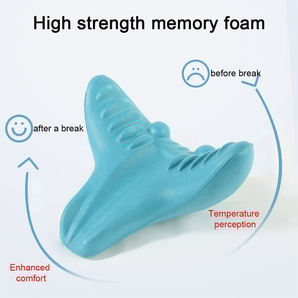 NeckEase Stretch – Ergonomic Neck Pillow for Natural Tension Relief & Posture Support