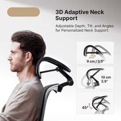Image of ErgoFlex Ergonomic Office Chair – 16-Point Adjustable Comfort