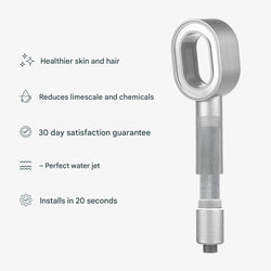 Image of PureFlow Advanced Filtered Showerhead – Clean Water for Healthy Skin & Hair