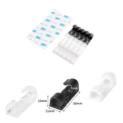 Image of Finisher wire clamp Self-Adhesive Cable Organizer for Home & Office