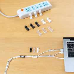 Image of Finisher wire clamp Self-Adhesive Cable Organizer for Home & Office