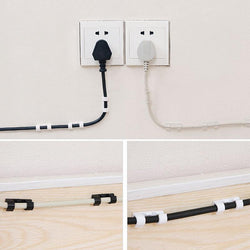 Image of Finisher wire clamp Self-Adhesive Cable Organizer for Home & Office