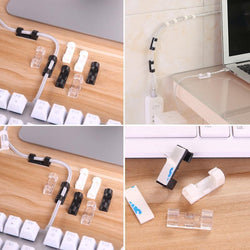 Image of Finisher wire clamp Self-Adhesive Cable Organizer for Home & Office