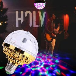 Image of Automatic Rotating LED Party Light with Multicolour Effects