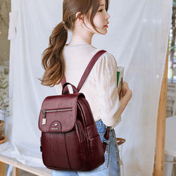 Image of Luxe Leather Backpack – Timeless Elegance for the Modern Woman