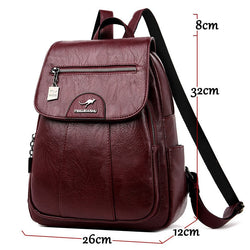Image of Luxe Leather Backpack – Timeless Elegance for the Modern Woman