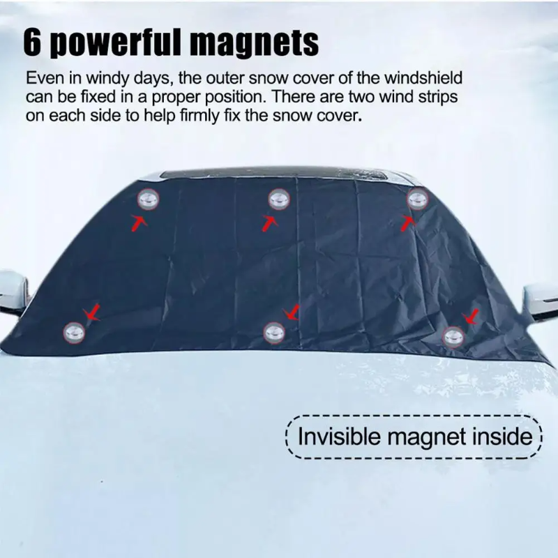 All-Season Magnetic Windscreen Cover – Weather, Sun & Theft Protection