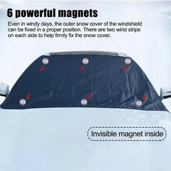 Image of All-Season Magnetic Windscreen Cover – Weather, Sun & Theft Protection