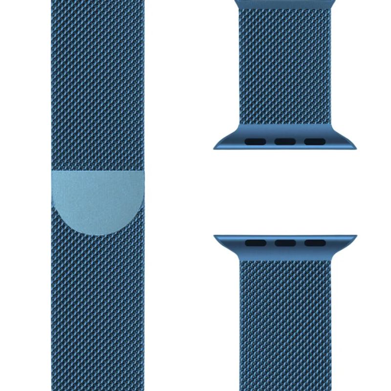 SteelFlex Milanese Stainless Steel Band – Magnetic Adjustable Strap for Apple Watch