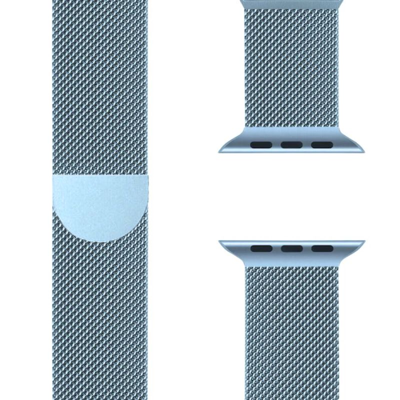 SteelFlex Milanese Stainless Steel Band – Magnetic Adjustable Strap for Apple Watch