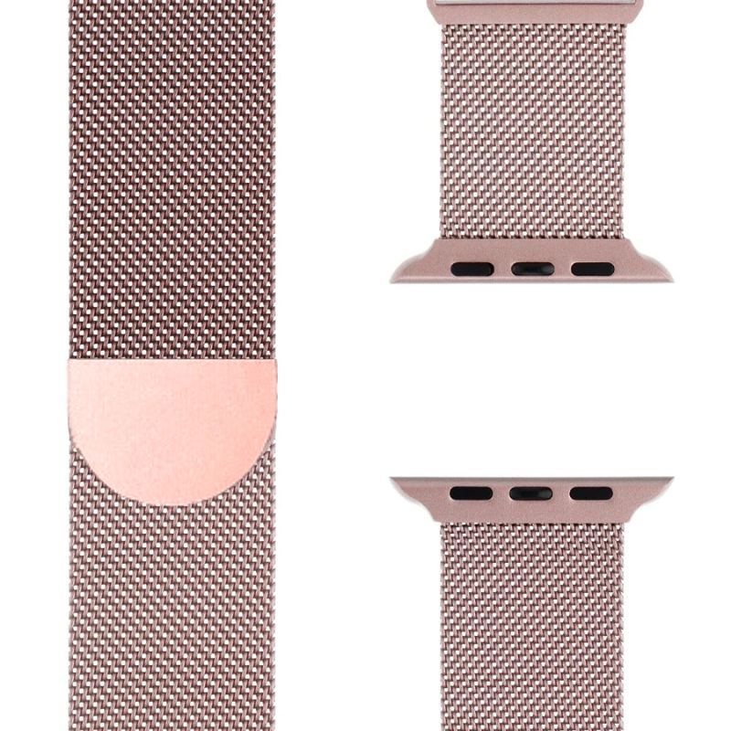 SteelFlex Milanese Stainless Steel Band – Magnetic Adjustable Strap for Apple Watch