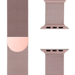 Image of SteelFlex Milanese Stainless Steel Band – Magnetic Adjustable Strap for Apple Watch