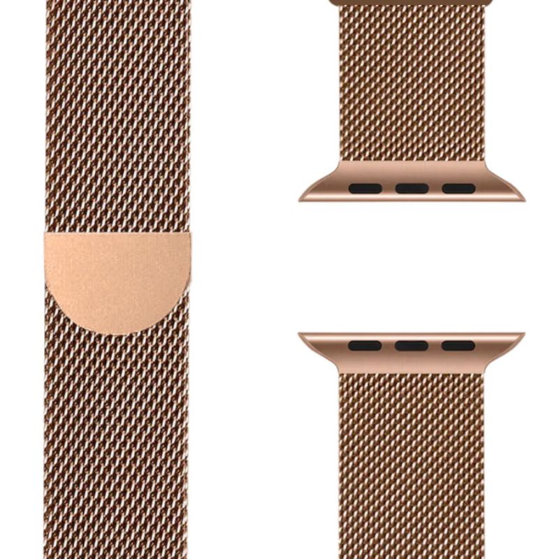 SteelFlex Milanese Stainless Steel Band – Magnetic Adjustable Strap for Apple Watch