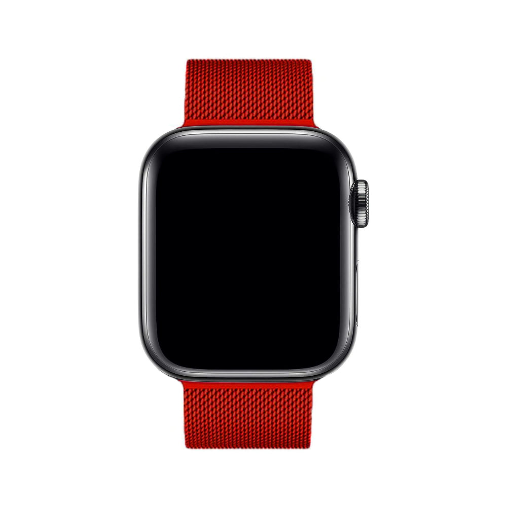 SteelFlex Milanese Stainless Steel Band – Magnetic Adjustable Strap for Apple Watch