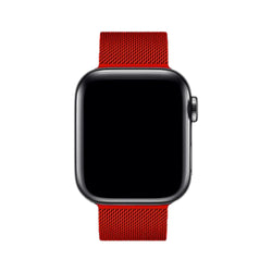 Image of SteelFlex Milanese Stainless Steel Band – Magnetic Adjustable Strap for Apple Watch