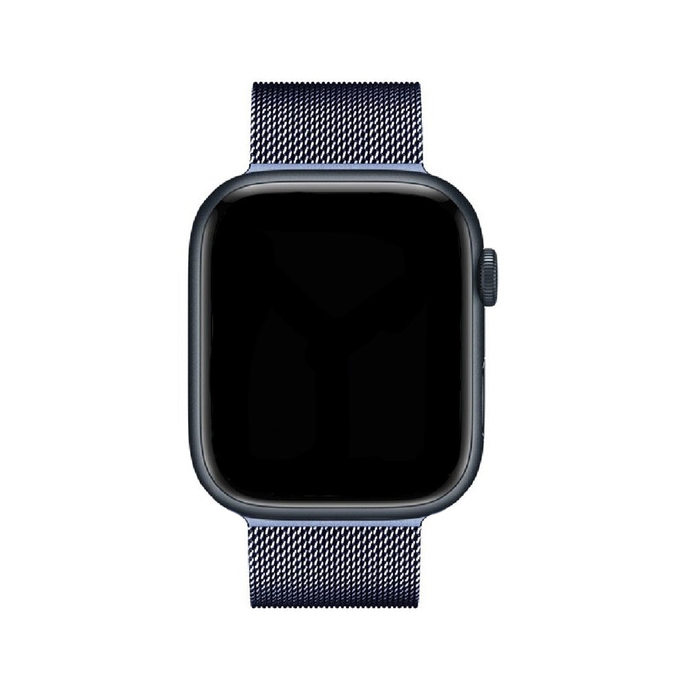 SteelFlex Milanese Stainless Steel Band – Magnetic Adjustable Strap for Apple Watch