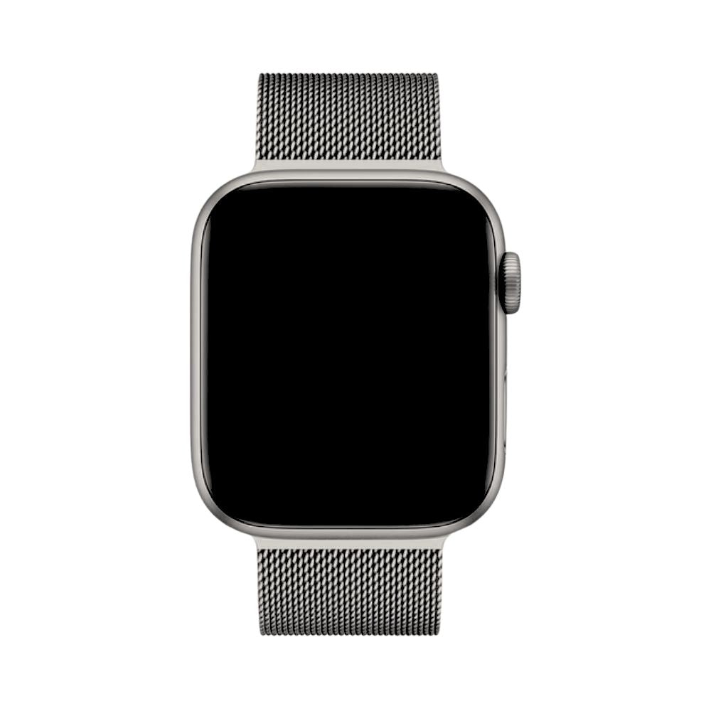 SteelFlex Milanese Stainless Steel Band – Magnetic Adjustable Strap for Apple Watch