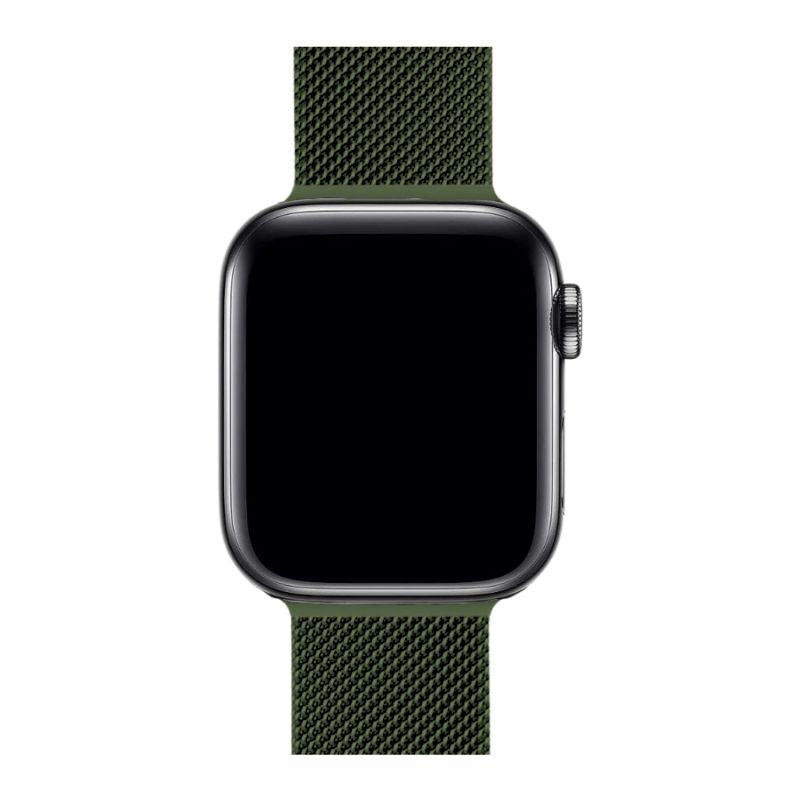 SteelFlex Milanese Stainless Steel Band – Magnetic Adjustable Strap for Apple Watch