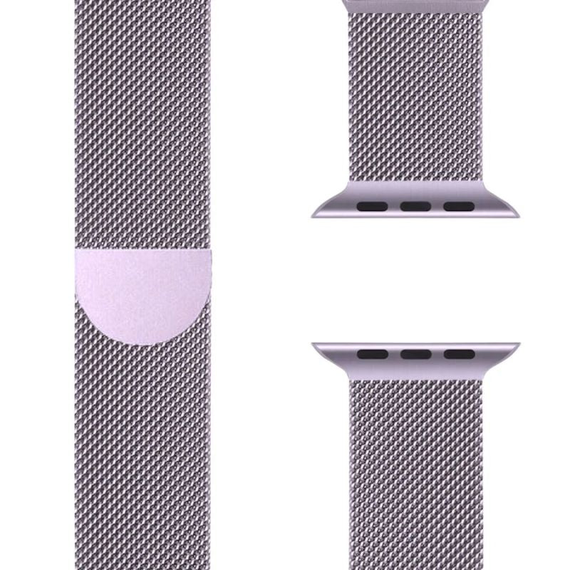 SteelFlex Milanese Stainless Steel Band – Magnetic Adjustable Strap for Apple Watch