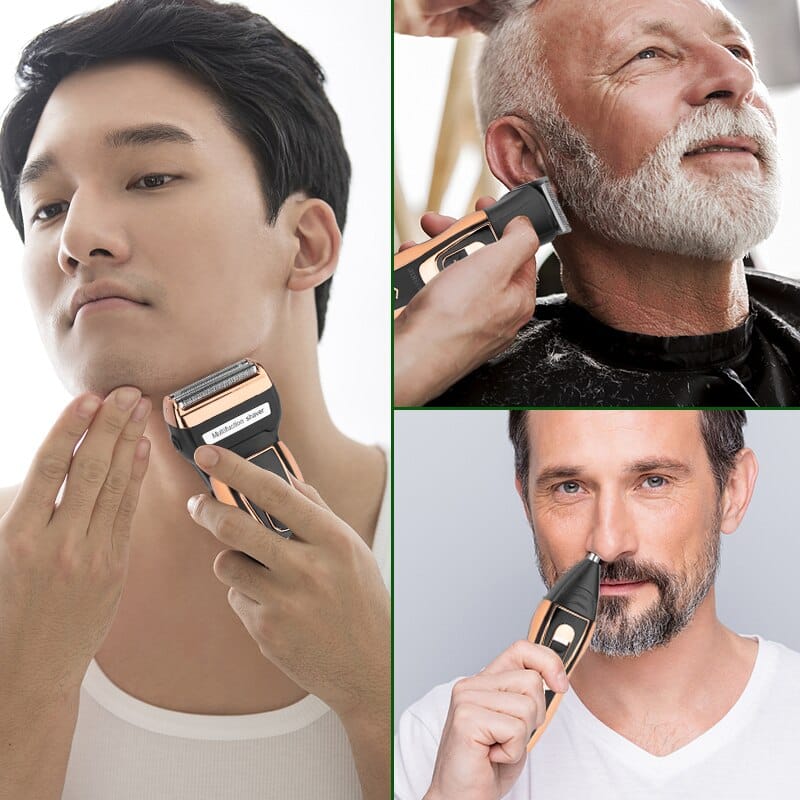 3-in-1 Grooming Trimmer – Beard, Nose Hair & Shaving Tool
