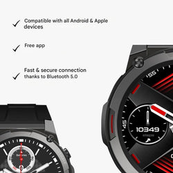 Image of Rugged AMOLED Smartwatch – Built for Adventure & Performance