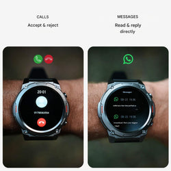 Image of Rugged AMOLED Smartwatch – Built for Adventure & Performance
