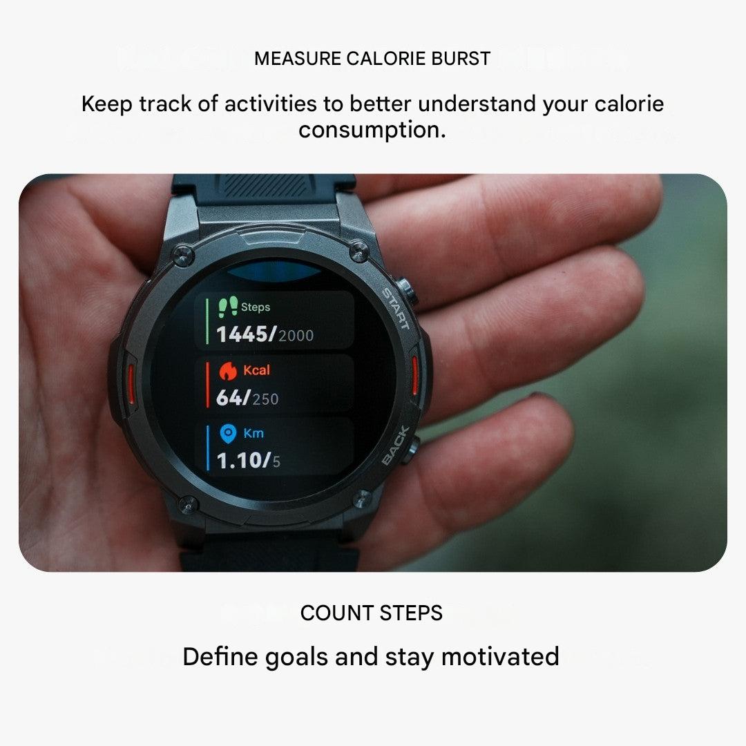 Rugged AMOLED Smartwatch – Built for Adventure & Performance