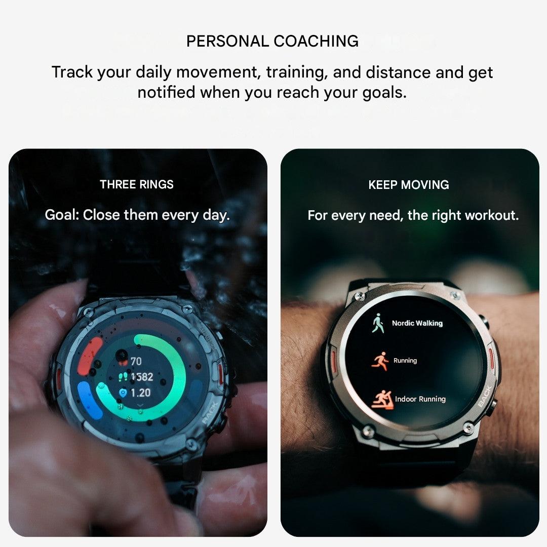 Rugged AMOLED Smartwatch – Built for Adventure & Performance