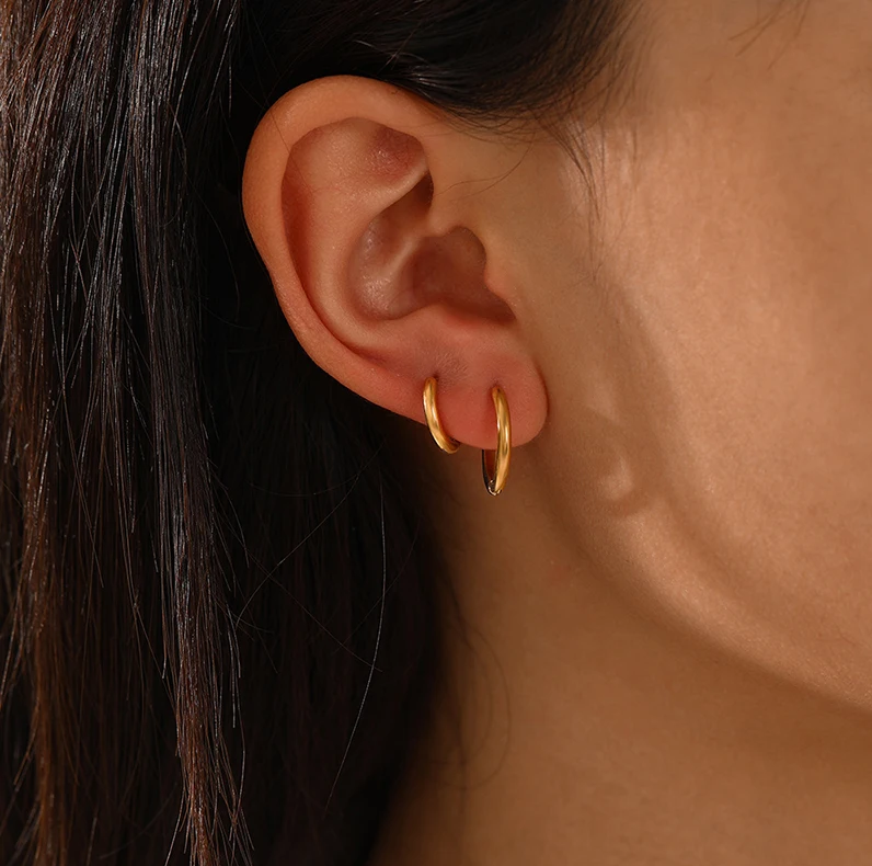 Refined Hoop Earrings