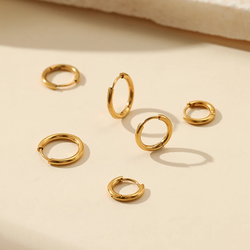 Image of Refined Hoop Earrings
