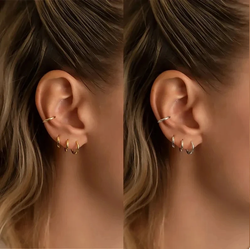 Image of Refined Hoop Earrings