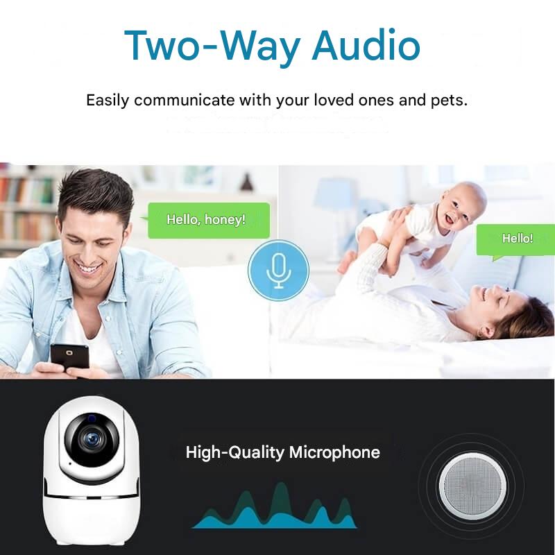 HomeView Mini – Compact Smart WiFi Camera with Auto Tracking & Full HD Quality**